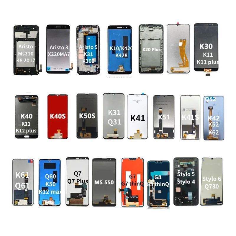 Aplicable a LGK22 / K62 / K51 / K52 / K62 / K50 / K40SLCDDisplay Assembly Capacitive Touch