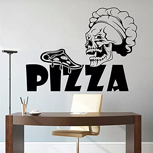 PIZZA厨房西餐厅可移除墙贴PVC自粘贴纸DW14853
