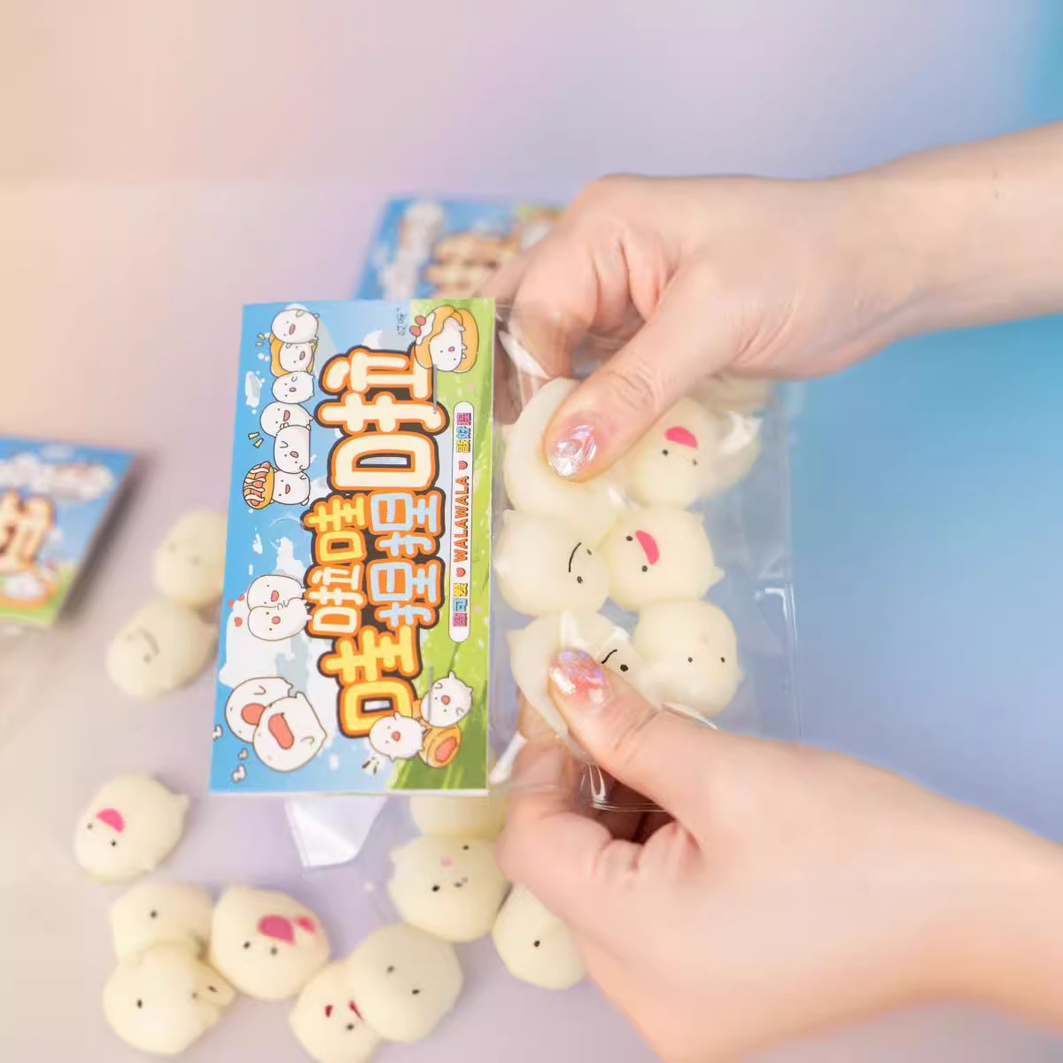 white slime