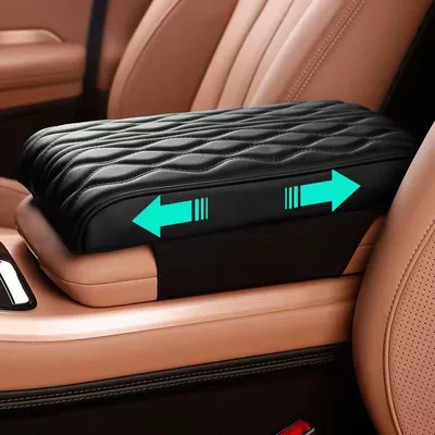 (Narrow Model 32*16*5) Universal Armrest Box Heightening Pad Memory Foam Armrest Box Pad Armrest Box Heightening Pad