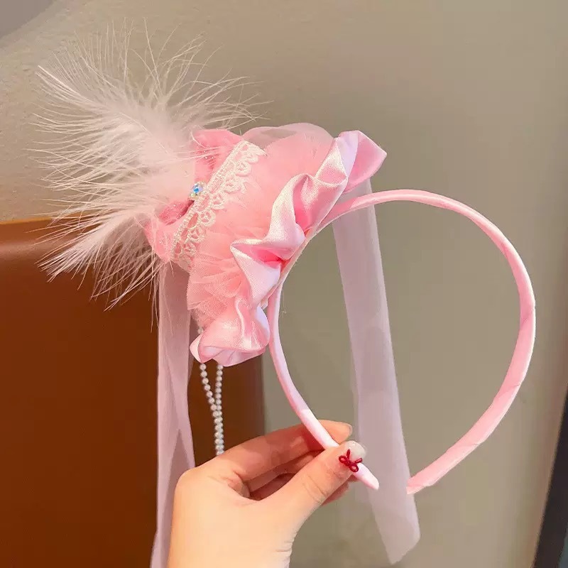 小女孩生日帽子皇冠发箍女童樱桃蛋糕头箍儿童公主风网红洋气头饰|undefined
