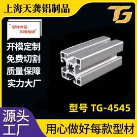 铝型材45*45欧标工业铝合金型材 车间推车铝型材4545SL 上海天龚