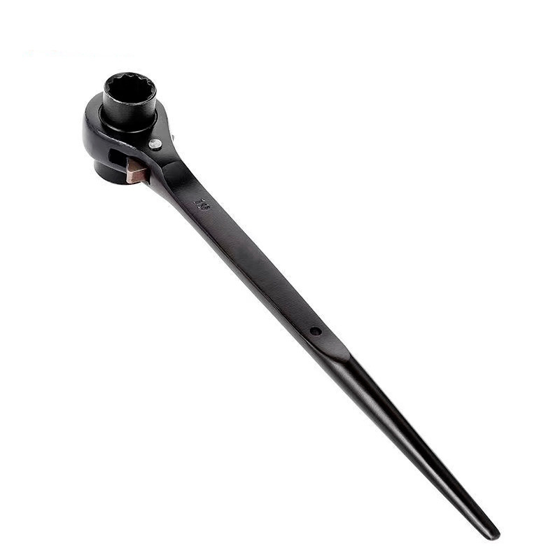 Llave de trinquete de cola afilada personalizada doméstica doble dirección doble cabeza llave rápida multifuncional industrial llave de manga de ciruela