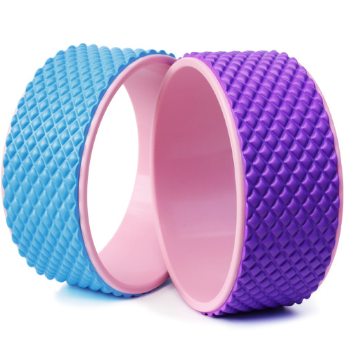 New yoga wheel 3D back-bend roll back tube open shoulder and back massage widening ring equipment Dharma wheel Pilates ring