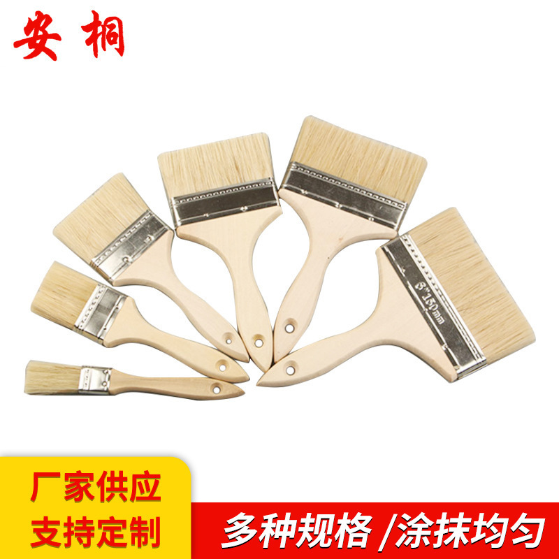 Industrial Pig Bristle Brush 1.0-8inch Marine Paint Brush Wooden Handle Pig Bristle Brush Wholesale Industrial Pig Bristle Brush 1.0-8inch Marine Paint Brush Wooden Handle Pig Bristle Brush Wholesale