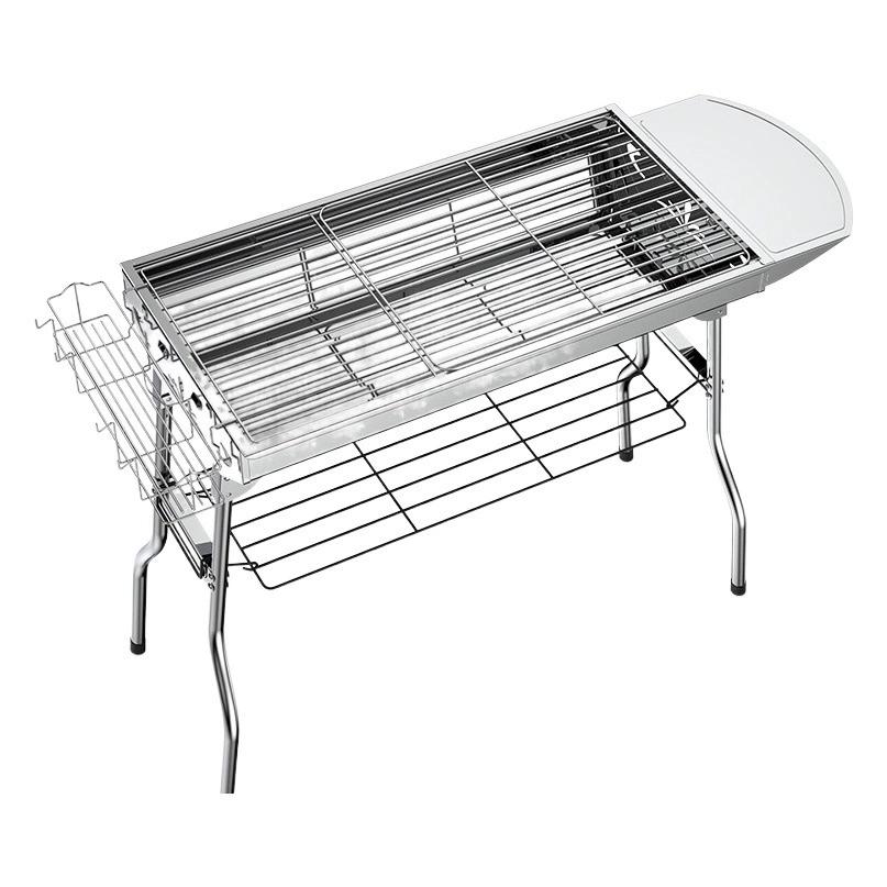 Zibo Барбекю Гриль Бытовая Нержавеющая Сталь Складной Барбекю Открытый Портативный Углеродный Барбекю Бездымный Уголь Маленькая Печь