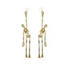Metal trend skeleton suitable for men and women, universal pendant, earrings, retro accessory, European style, halloween