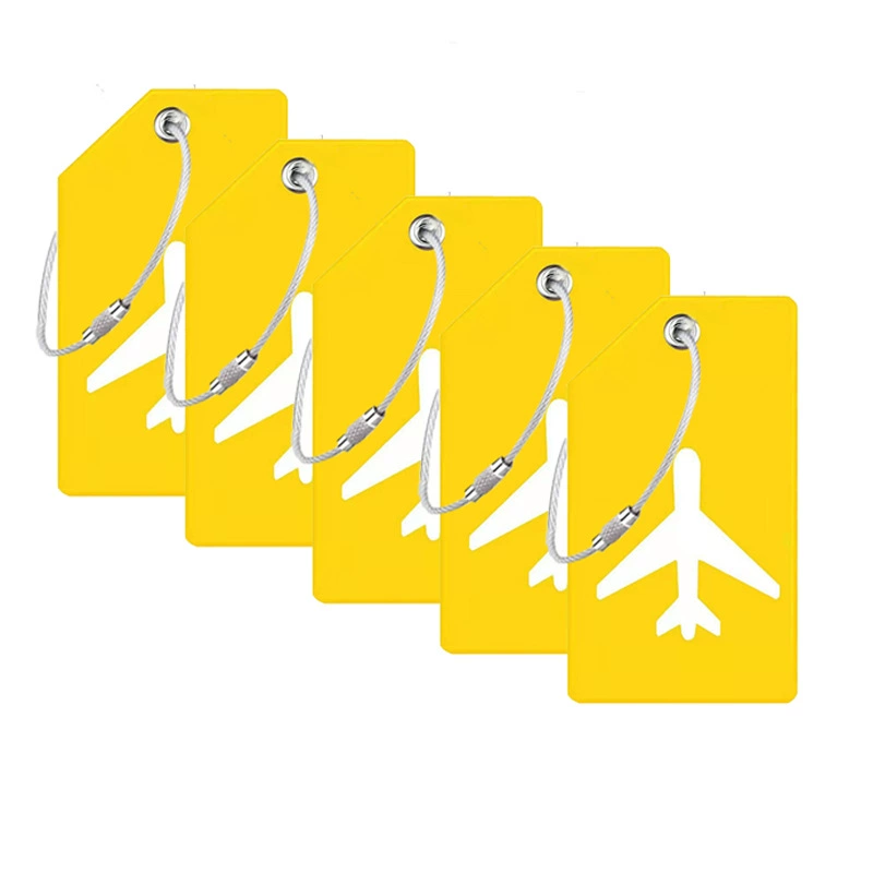 Silicone luggage tag for traveling, school bag, suitcase