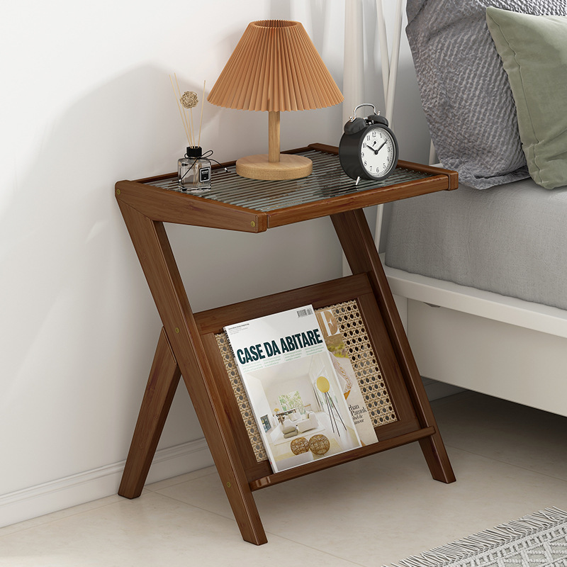 Mesa de té simple tabla pequeña tabla pequeña tabla de té móvil tabla de té sala de estar casa sofá mesas