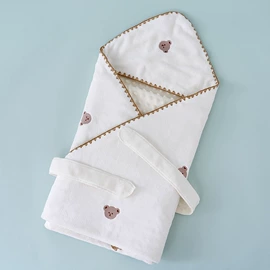 婴童抱毯毛毯;婴童毛浴巾;方巾、中巾