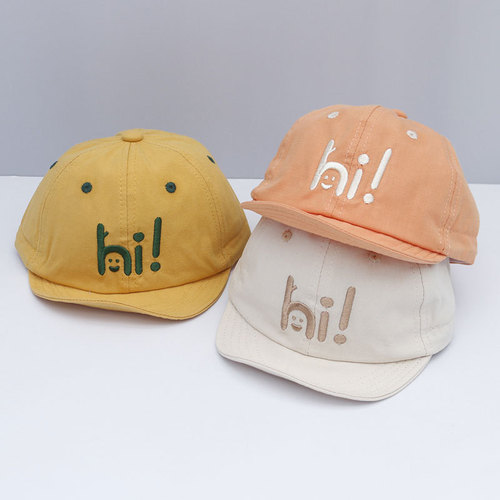 Baby Hat Spring Summer Unisex Children Duckbill Hat Infants Soft Brim Cartoon Baseball Sunshade Sun Protection Hat 2076-8
