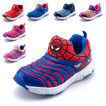 Caterpillar Children's Shoes Boys 2025 Spring and Autumn Mesh Breathable Children's sneaker Girls Baby Net Shoes for Foreign Trade