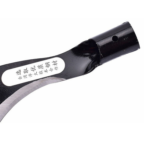 Manganese steel agricultural short-handled sickle, outdoor sharp lawn mower, wood chopping knife, corn weeding knife, agricultural tool