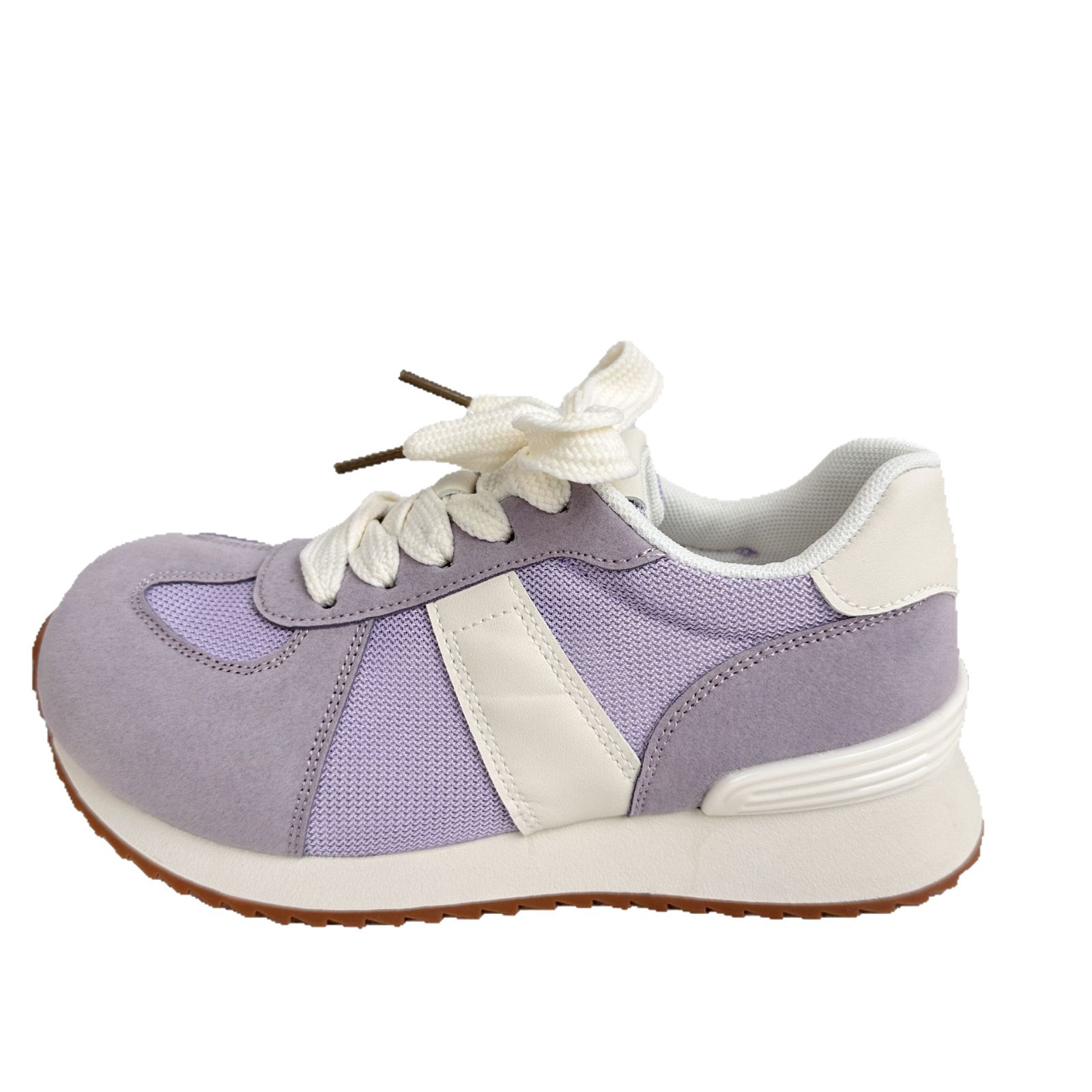 A9916 zapatos americanos Gump2025 verano nuevo estilo versátil retro zapatos de cabeza grande simple ins zapatos de entrenamiento de estilo