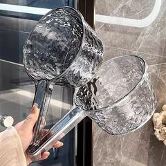 水瓢水勺家用版厨房塑料加厚舀水瓢水浇花冲厕所加深透明长柄舀子