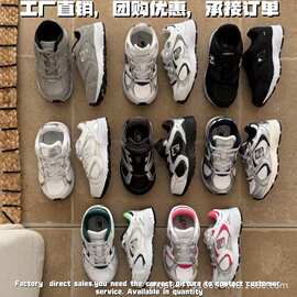 N408网面松紧带儿童一脚蹬轻便耐磨男童女童休闲运动跑步鞋子莆田