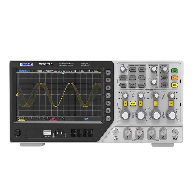 汉泰Hantek MPO6084D MPO6104DM PO6204D四通道示波器+逻辑分析仪