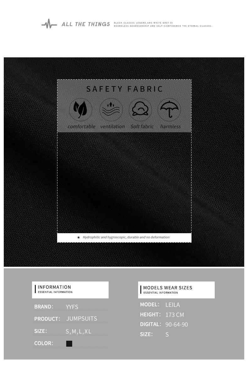 Solid Color V-neck Sexy Cross-Strap Jumpsuit_voghion.com