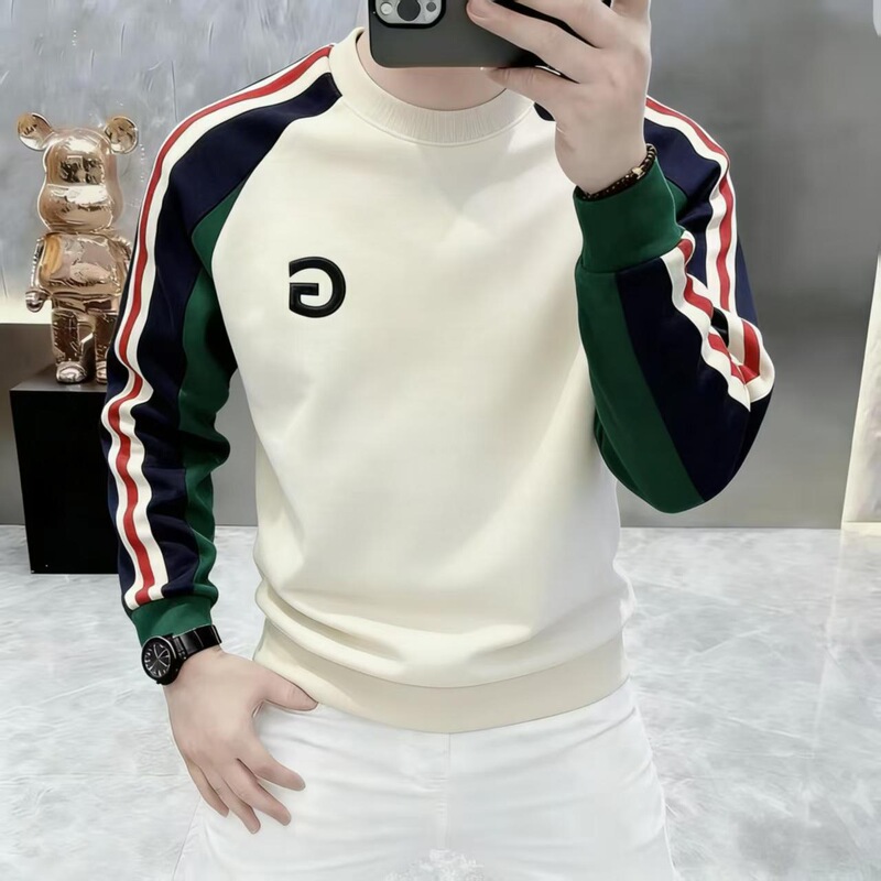 Adidas-7865-Spring Style Light Luxury European Version Sweatshirt for Men with Trendy Design and Round Neck Sweatshirt Top Adidas-7865-Spring Style Light Luxury European Version Sweatshirt for Men with Trendy Design and Round Neck Sweatshirt Top