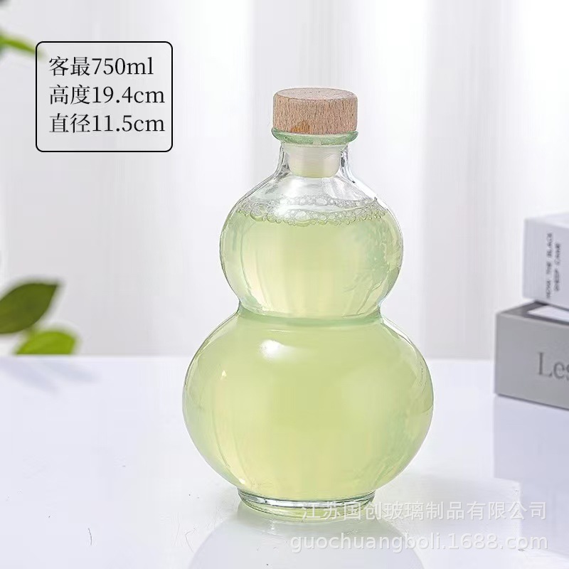 750ml 박병(나무 뚜껑 포함);'