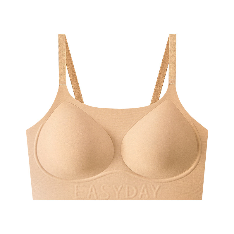 Bra de belleza de espalda, pecho grande, anti-prolapso, pecho colateral, fondo líquido sin marca, ropa interior, cinturón de hombro invisible, sujetador ajustable