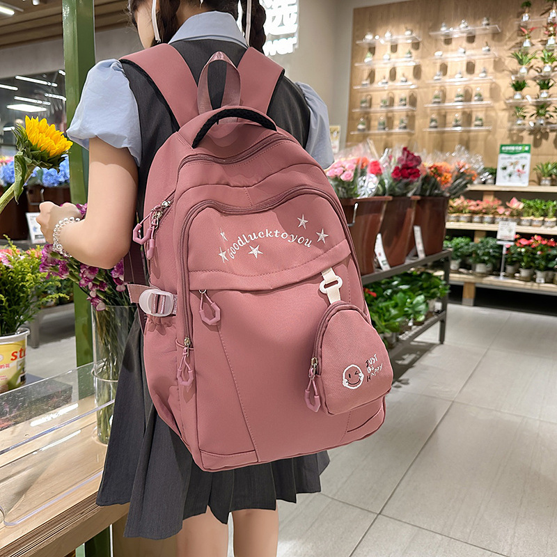 Mochila para estudiantes de secundaria de alto valor, JIAYISTAR, mochila de alta capacidad, mochila al aire libre.