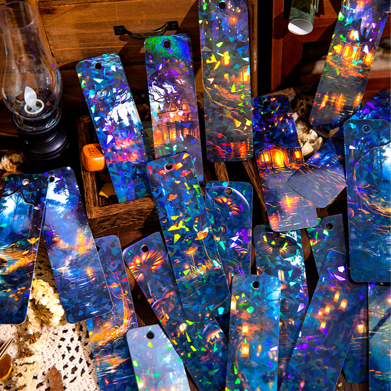 Yanji marcador en caja diferente Vida Mundial record serie retro Shell película diario base decorativa marcador 20 unidades