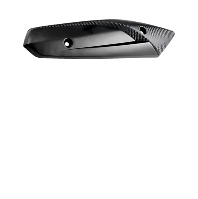 Motorcycle modification accessories, exhaust pipe heat shield, suitable for street bikes, scooters, sports bikes, and off-road vehicles (Motorcycle exhaust pipe) - black