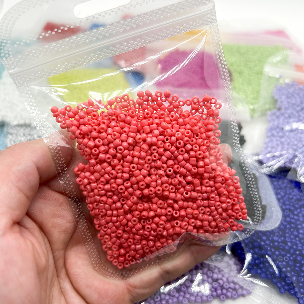 55g Weight Beads Jewelry Making Type DIY Jewelry Accessories Classification 1 Pack Quantity Glass Material Solid Color Pattern Stoving Varnish Design Simple Style, Classic Style Style 1 Pack Glass Solid Color DIY Jewelry Accessories Beads 3