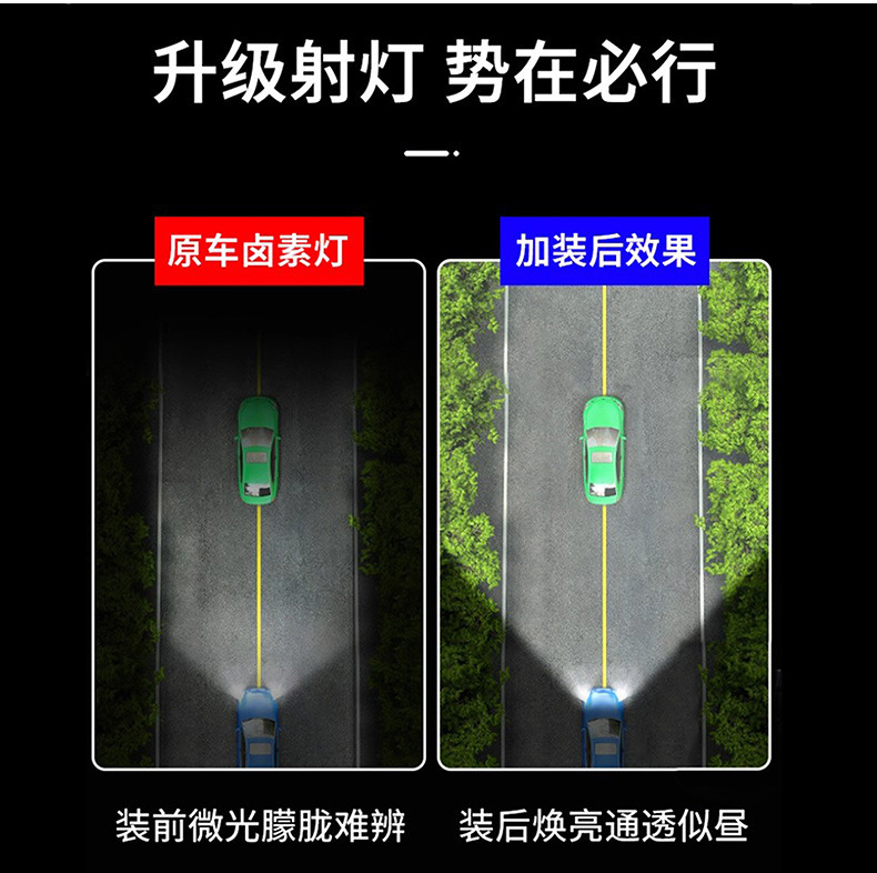 Led Work Light Motorcycle Spotlight Universal High-Brightness Spotlight Waterproof Strong Light Long-Range Engineering Light Motorcycle Headlight