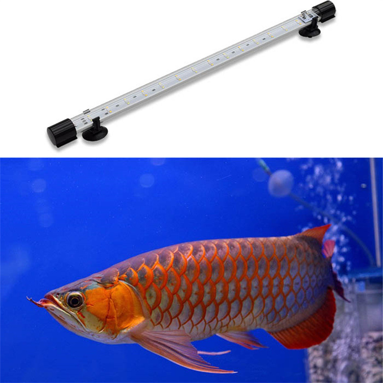 无频闪IP68 T8高亮度水族箱造景防水潜水鱼缸灯管