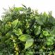 Qili fragrance factory direct outdoor green wall simulation flower simulation plant wall anti-ultraviolet anti-UV