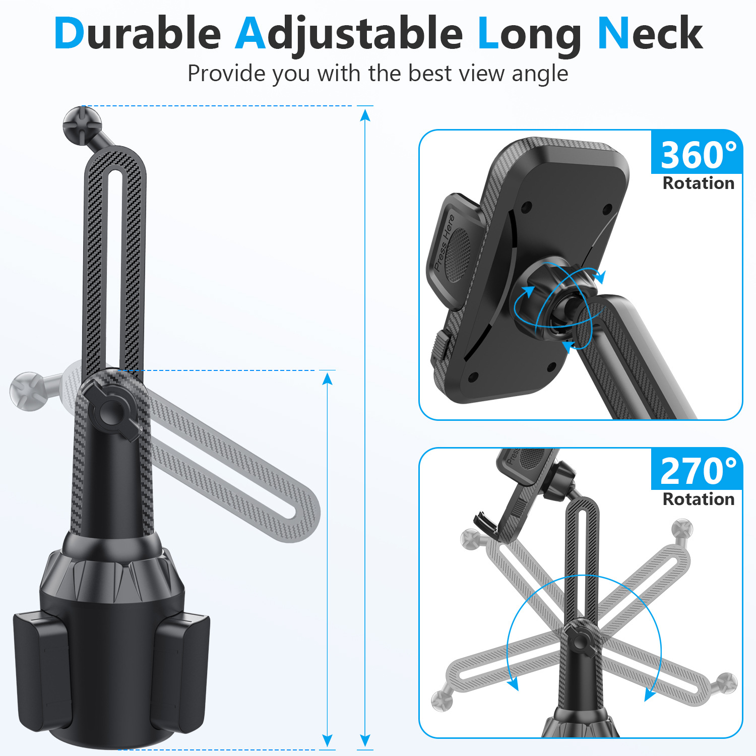 Car Water Cup Holder Mobile Phone Holder Foldable Water Cup Mobile Phone Fixed Holder Car Water Cup Holder Mobile Phone Holder