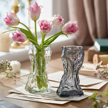 花瓶插花高级感轻奢创意插花瓶ins风歪脖花瓶客厅餐厅家居摆件