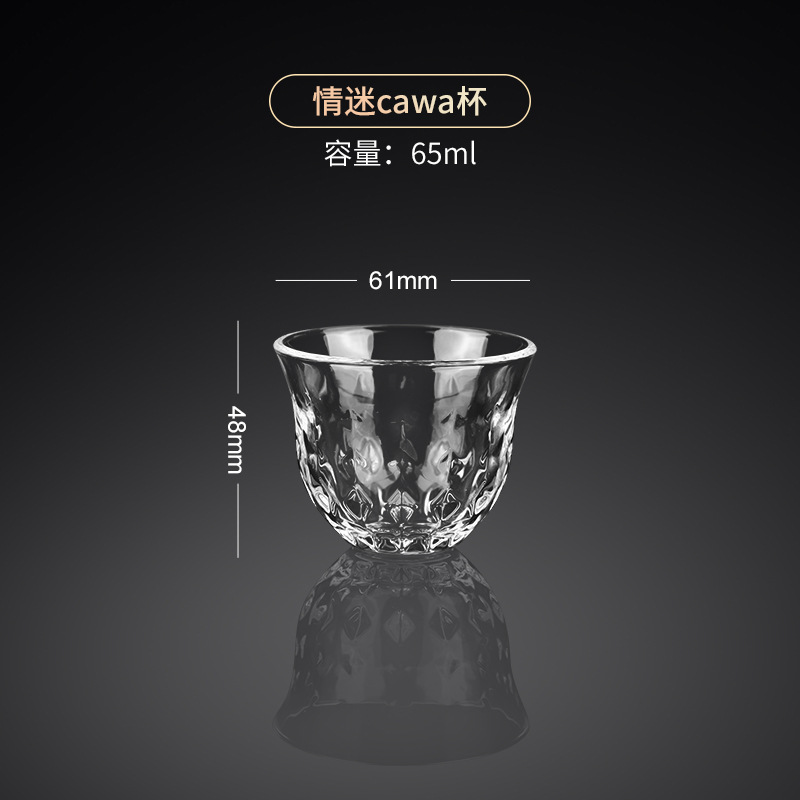 Creativa taza de café turco, plato, taza de té caliente, taza de calabaza de vidrio de estilo europeo, taza de té negro pequeño, taza pública