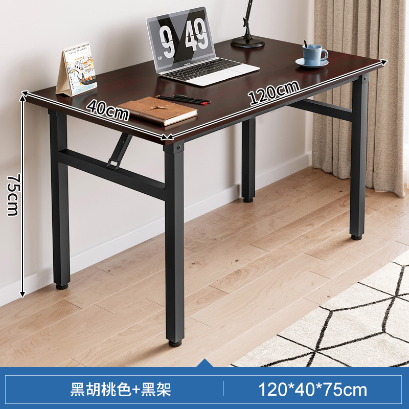 Mesa plegable, mesa para manicura, mesa de comedor sencilla, escritorio para computadora en casa, mesa larga, escritorio de entrenamiento, escritorio para casa de alquiler.