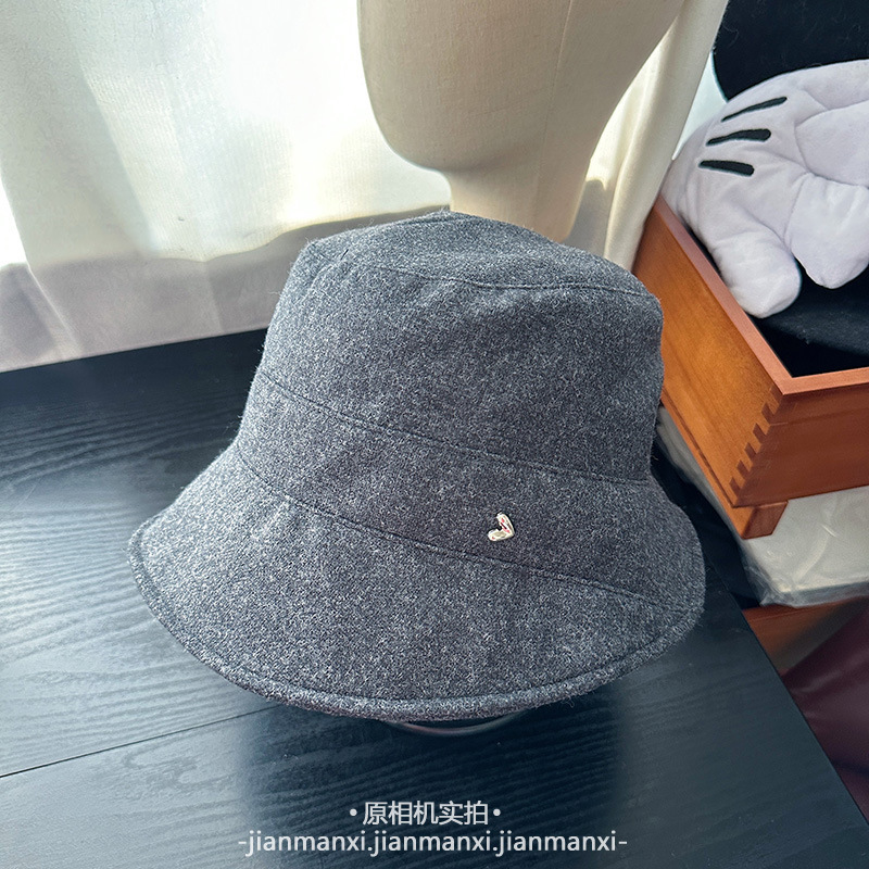 帽子女秋冬季新款韩版百搭显脸小渔夫帽日系简约纯色休闲遮阳帽潮|undefined