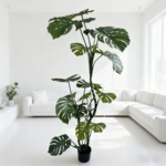 厂家直销1.8米龟背藤桩盆景室内装饰家居家具装配龟背仿真绿植