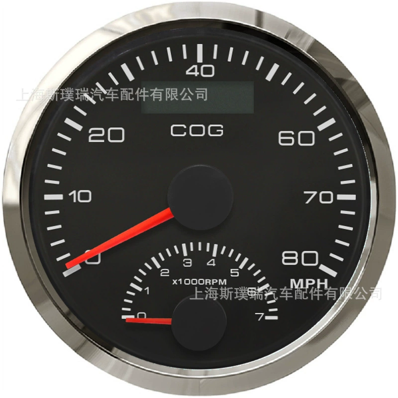 85 мм двухфункциональный инструмент со спутником GPS, спидометр 80 MPH, тахометр 7000 RPM, специальный прибор для судов