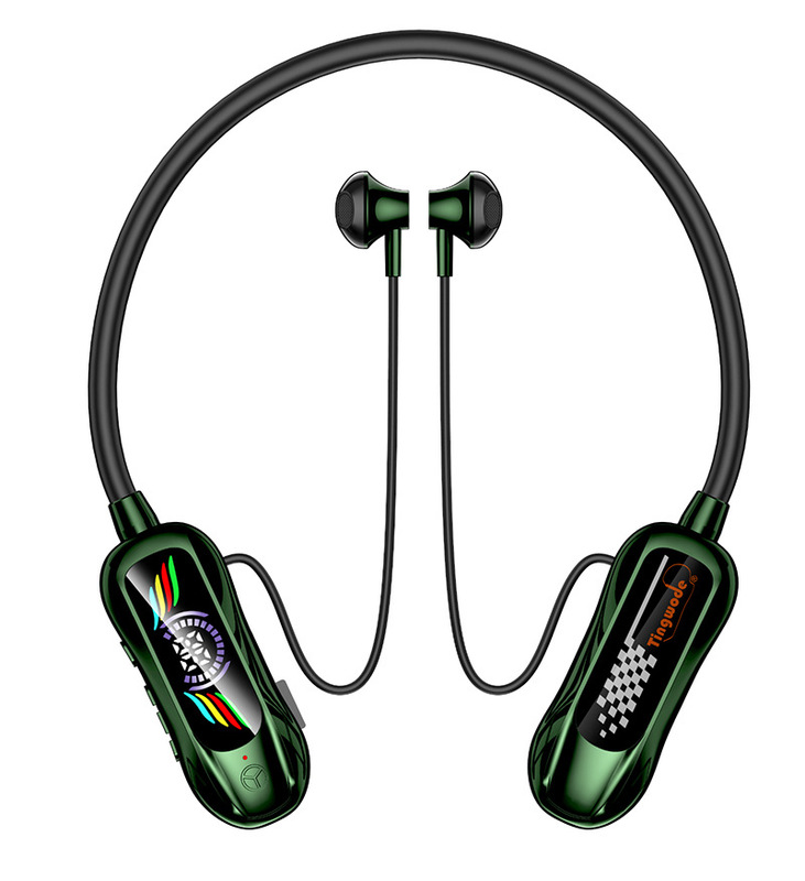 売れ筋の首掛け Bluetooth ヘッドセット スポーツ ネック ランニング ワイヤレス ノイズ リダクション 長いバッテリー寿命 首掛けワイヤレス ヘッドセット|undefined