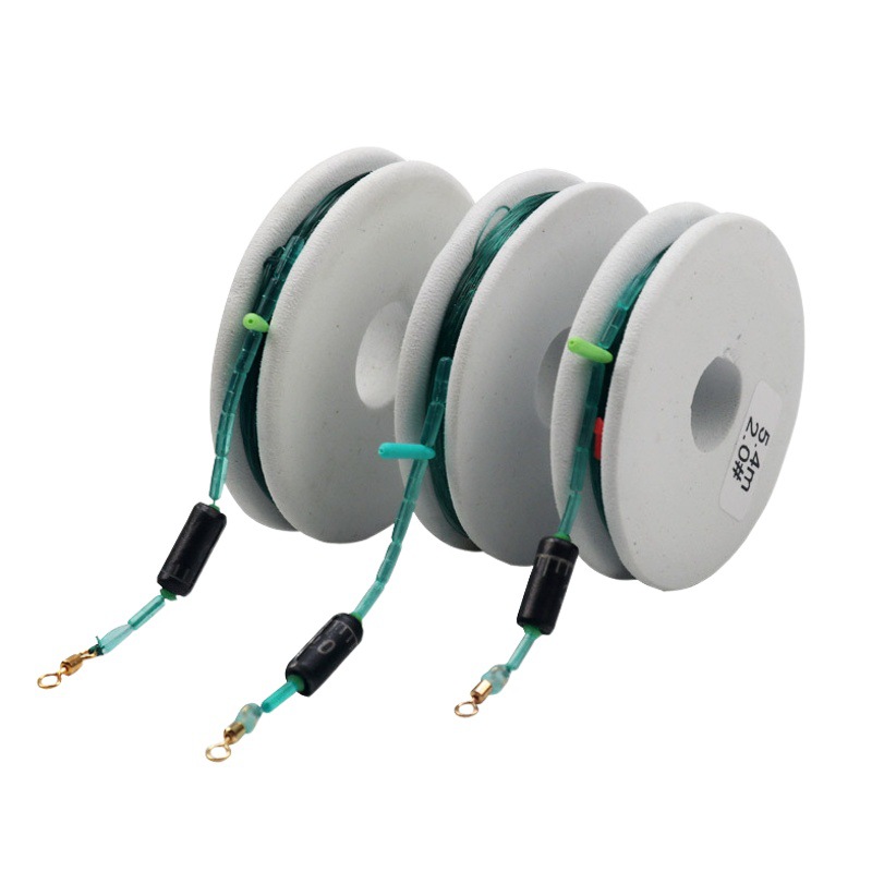 Tie up the finished large object convenient nylon platform fishing line line set main line crucian carp hook fish seven-star drift set full set
