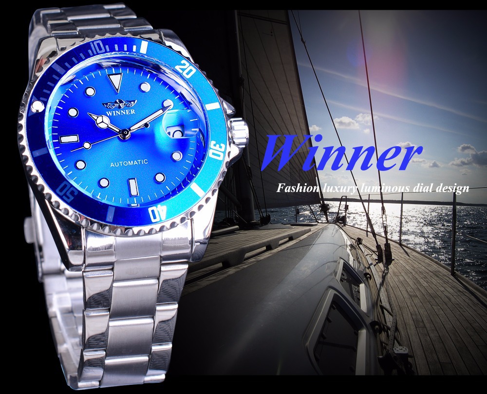 Automatic Mechanical Men's Watch Submariner Style Business Fashion_voghion.com