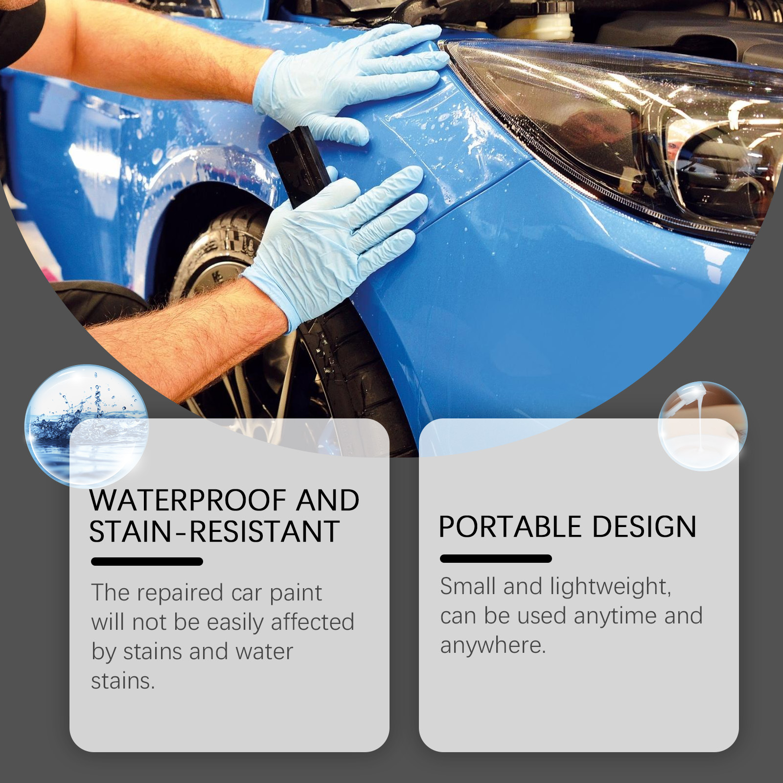Rayhong car touch-up paint pen, for repairing car paint scratches and maintaining car color