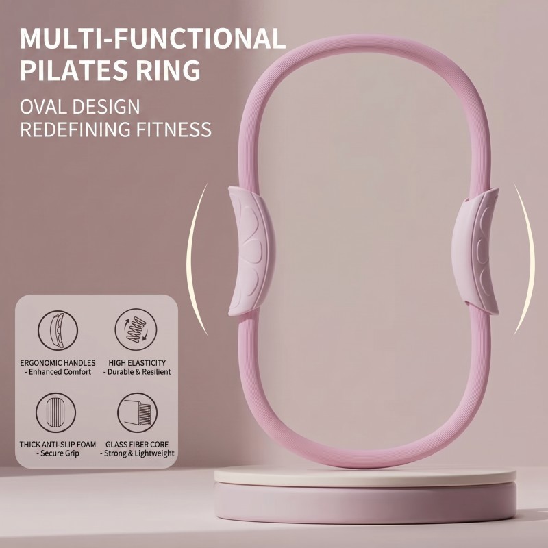 Yoga Pilates Ring Fitness Magic Ring Resistance Training Home Exercise Fitness Equipment Cross-Border