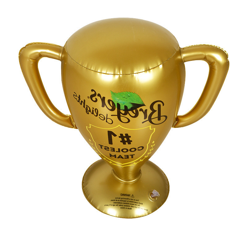 工厂广告玩具PVC充气奖杯模型 充气啤酒瓶道具酒杯瓶子易拉罐