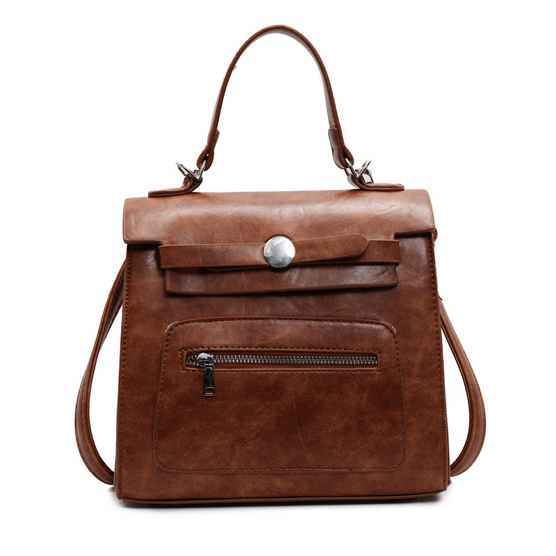 Moda transfronteriza contraste de color bolso de hombro de mano de mujer 2025 nueva moda versátil bolso de transporte
