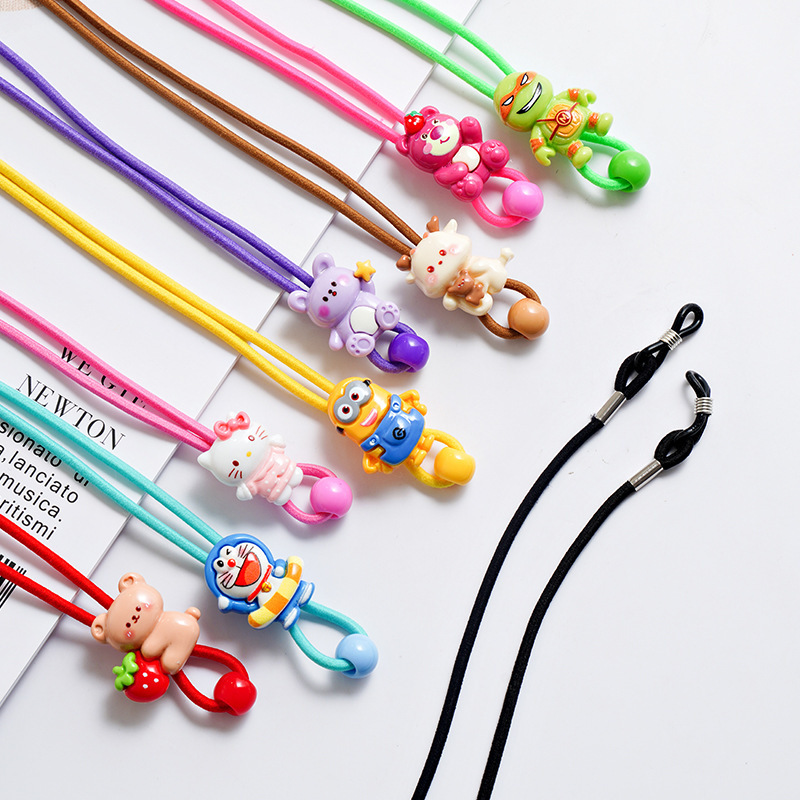 Children's cartoon glasses rope Children's Eye Anti-lost neck chain non-slip sunglasses fixed strap sports glasses anti-slip