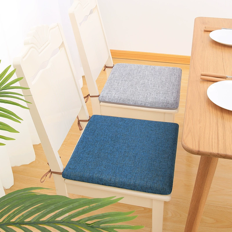 Подушка для стула Windsor Обеденная Подушка для стула Four Seasons Универсальная хлопковая и льняная подушка для сиденья Скандинавский стул из массива дерева Бытовая Подушка для стула