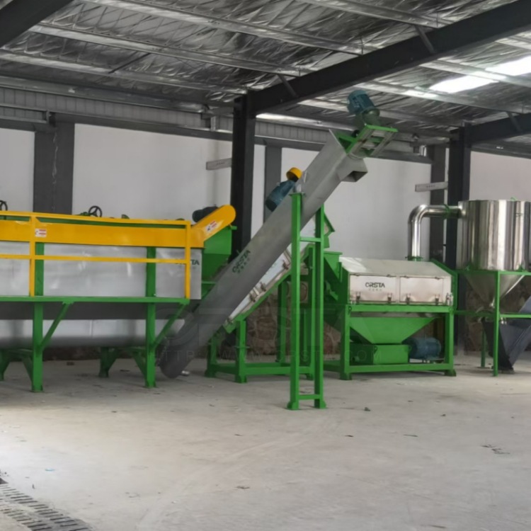 ABS PS电瓶壳破碎清洗去镀层设备，电瓶机壳处置磨洗清洗机