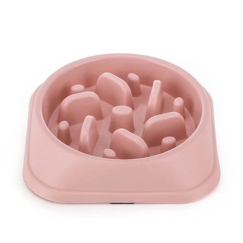 Pet bowl dog food bowl feeder anti-choking slow food bowl anti-slip plastic dog bowl pet supplies small dog food utensils